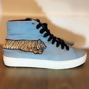 NEW DENIM HIGHTOP SNEAKERS